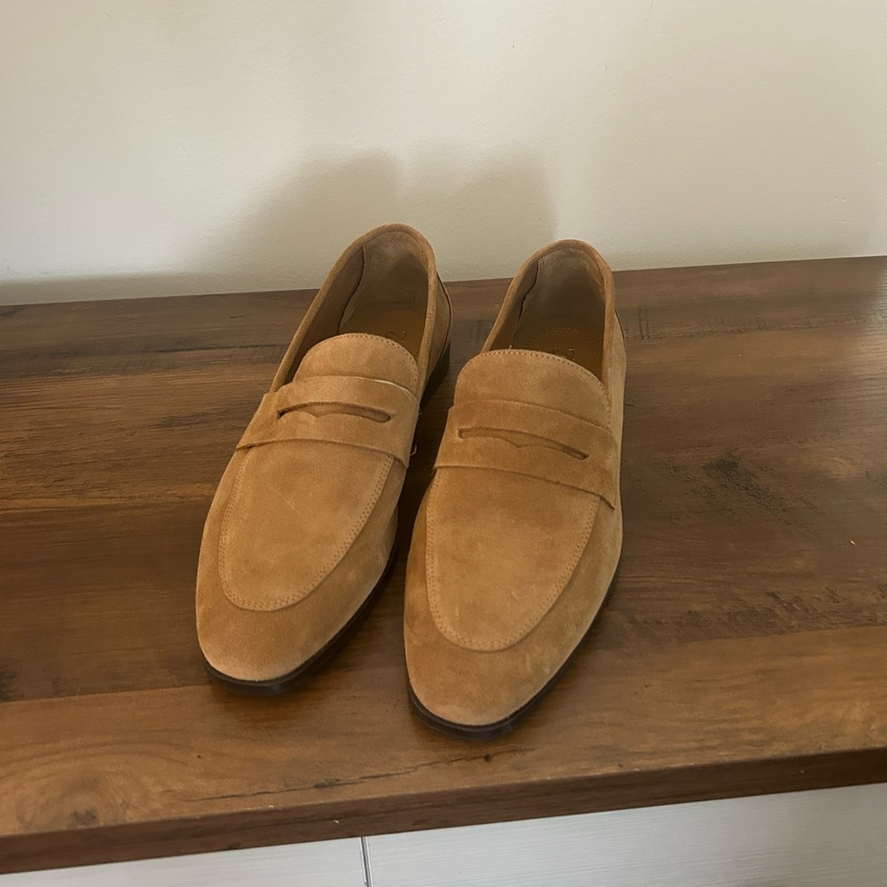 Zara Suede Loafers